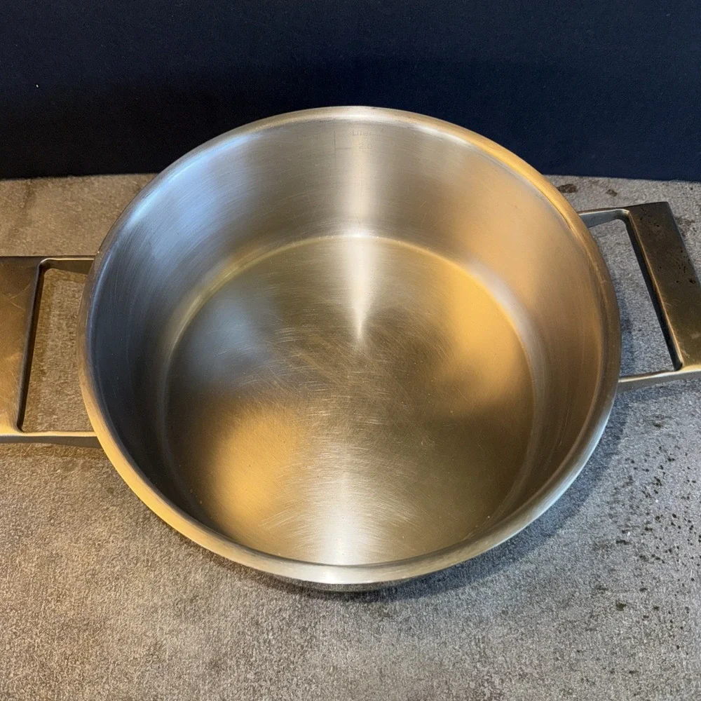 Schulte-Ufer 1.5 qt Saucepan Pot  Stainless Steel With Lid Double Handles Heavy